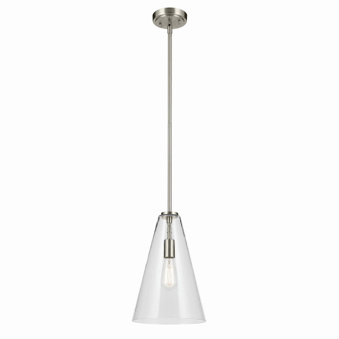 Kichler One Light Pendant In Conical Form