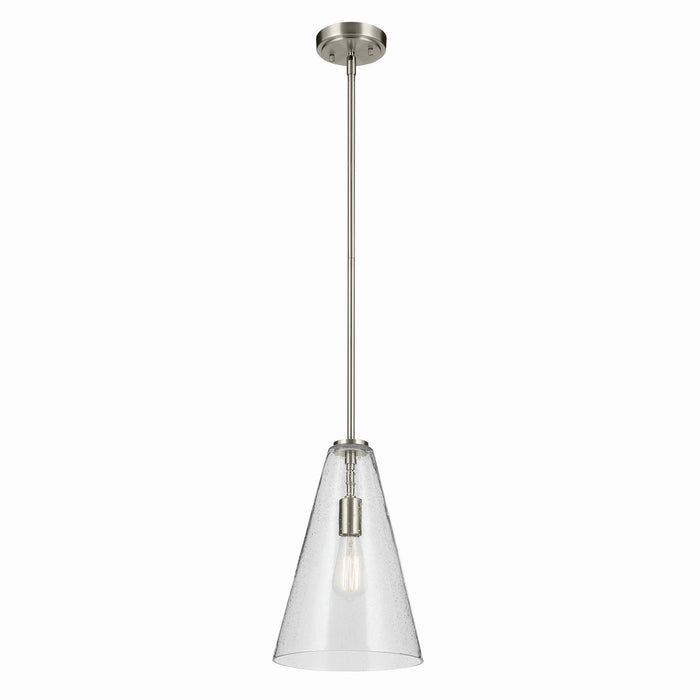 Kichler One Light Pendant In Conical Form