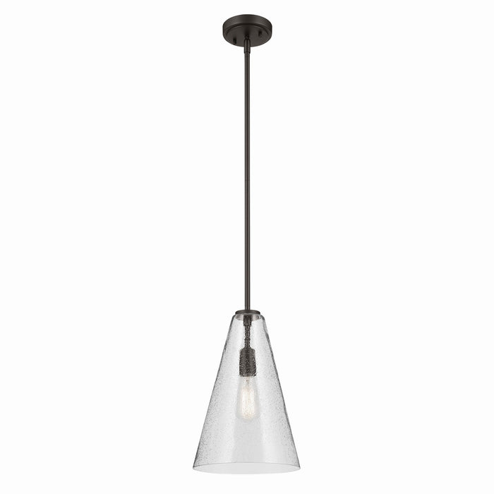 Kichler One Light Pendant In Conical Form