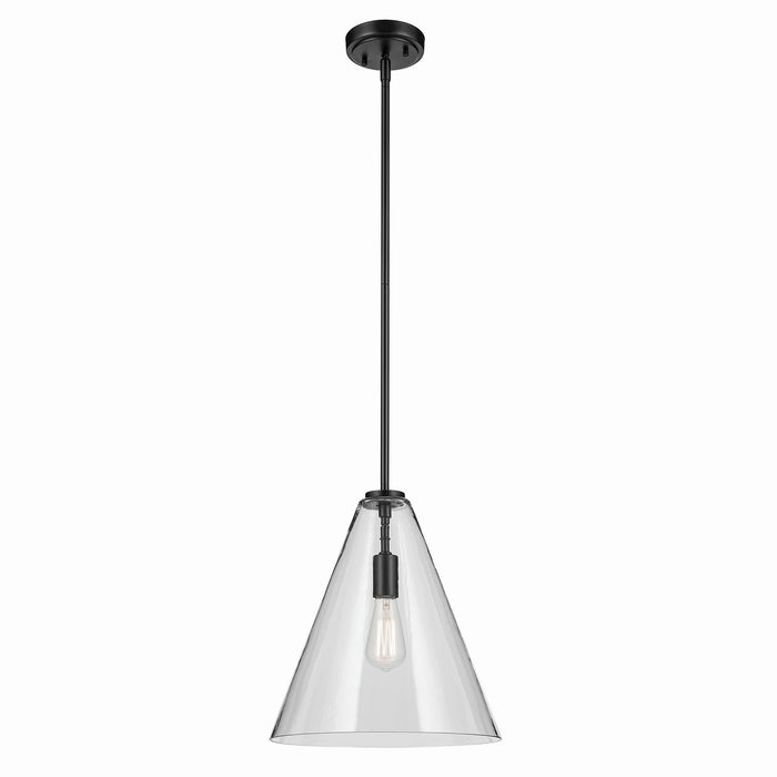 Kichler 15.5 Inch One Light Pendant In Conical Form