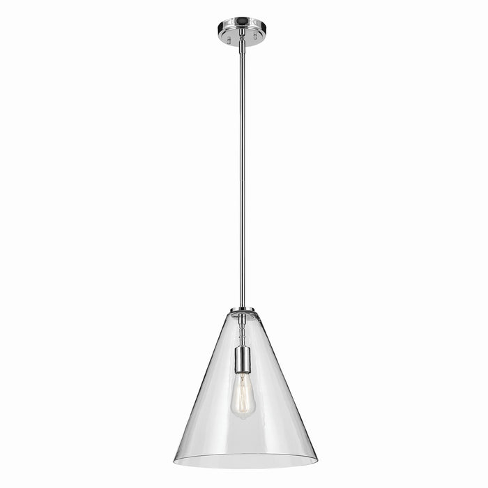 Kichler 15.5 Inch One Light Pendant In Conical Form