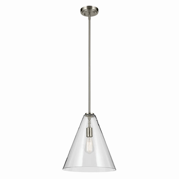 Kichler 15.5 Inch One Light Pendant In Conical Form