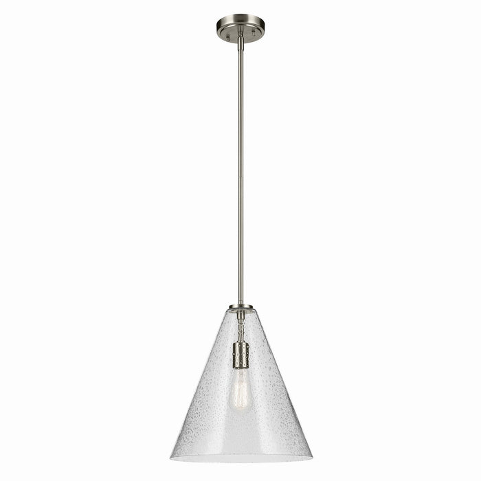 Kichler 15.5 Inch One Light Pendant In Conical Form