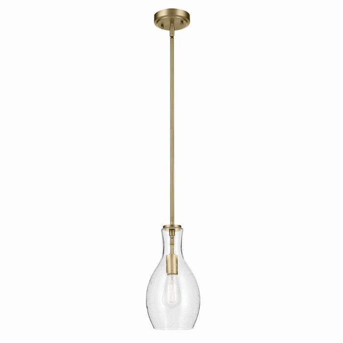 Kichler One Light Pendant with Adjustable Hanging Height