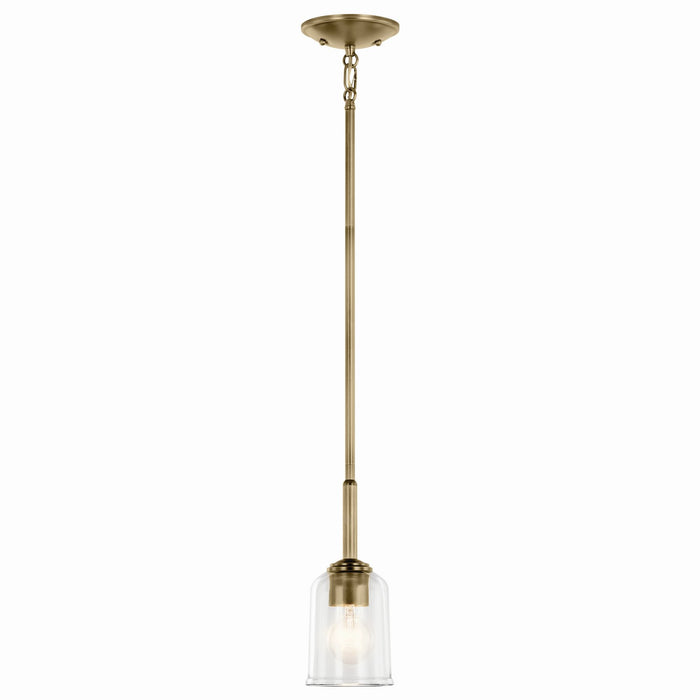 Kichler One Light Mini Pendant with Removable Glass