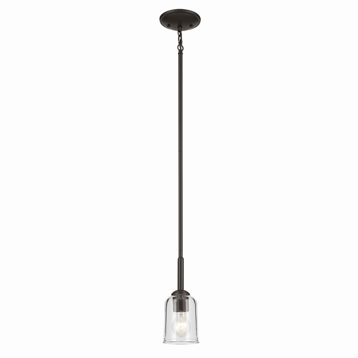 Kichler One Light Mini Pendant with Removable Glass