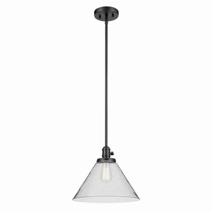 Kichler One Light Pendant In Cone Shape