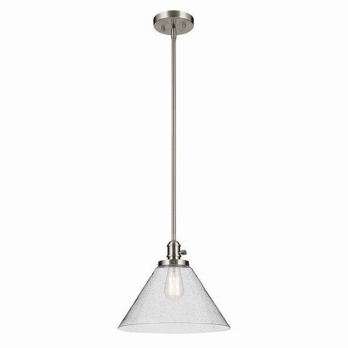 Kichler One Light Pendant In Cone Shape