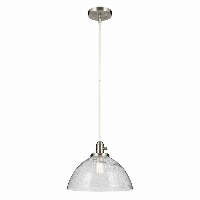 Kichler One Light Pendant In Dome Shape