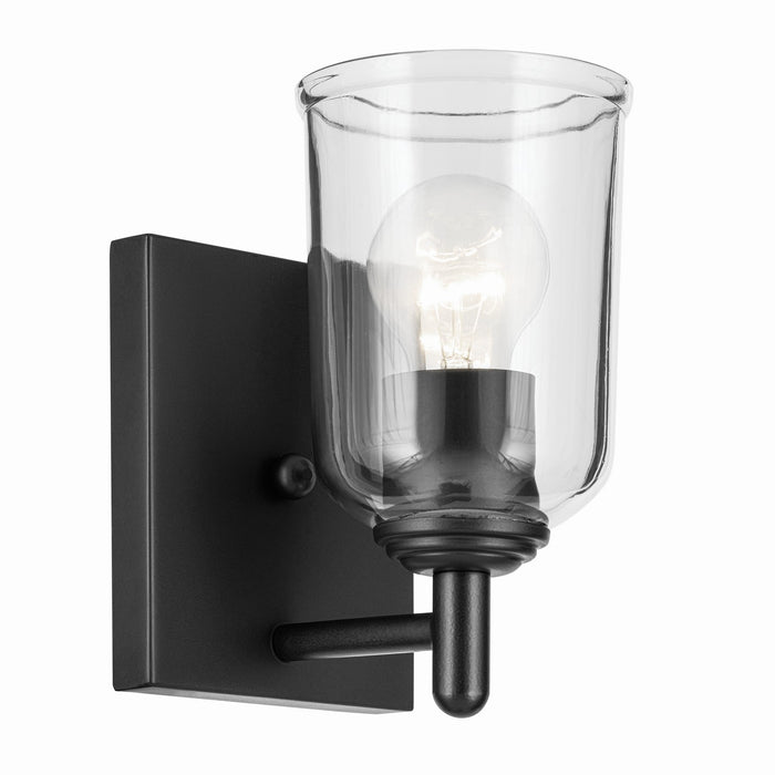 Kichler 5 Inch One Light Wall Sconce with Clear Removable Glass