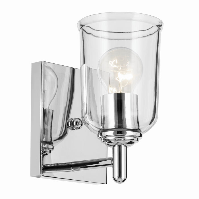 Kichler 5 Inch One Light Wall Sconce with Clear Removable Glass