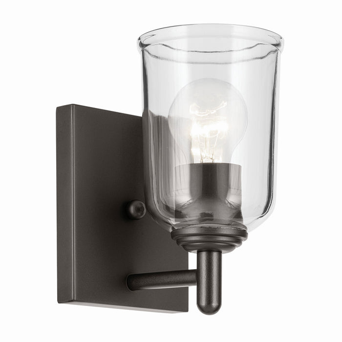 Kichler 5 Inch One Light Wall Sconce with Clear Removable Glass