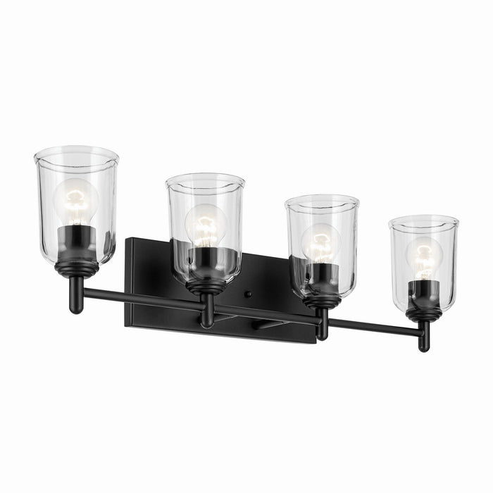 Kichler 29.75 Inch Four Light Bath with Removable Glass