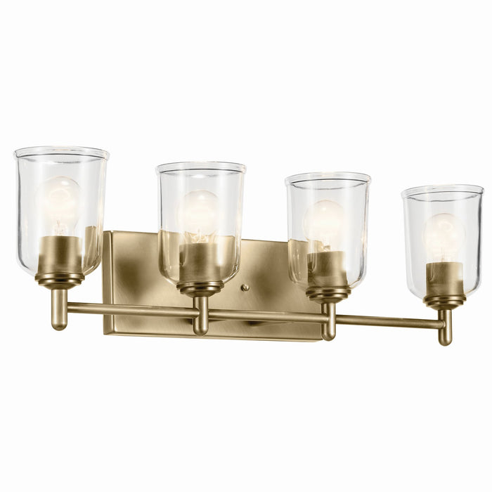 Kichler 29.75 Inch Four Light Bath with Removable Glass