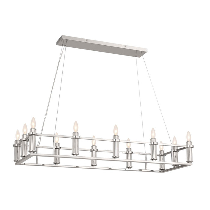 Kichler 17 Inch 12 Light Linear Chandelier