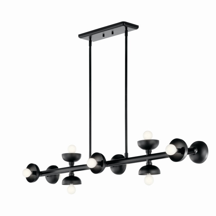 Kichler 6.5 Inch Ten Light Linear Chandelier