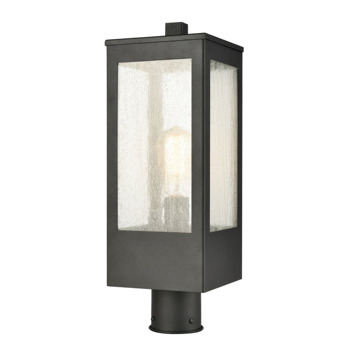 Angus 20 Inch High 1-Light Outdoor Post Light in Charcoal