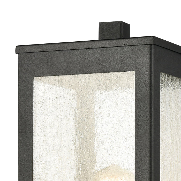 Angus 20 Inch High 1-Light Outdoor Post Light in Charcoal