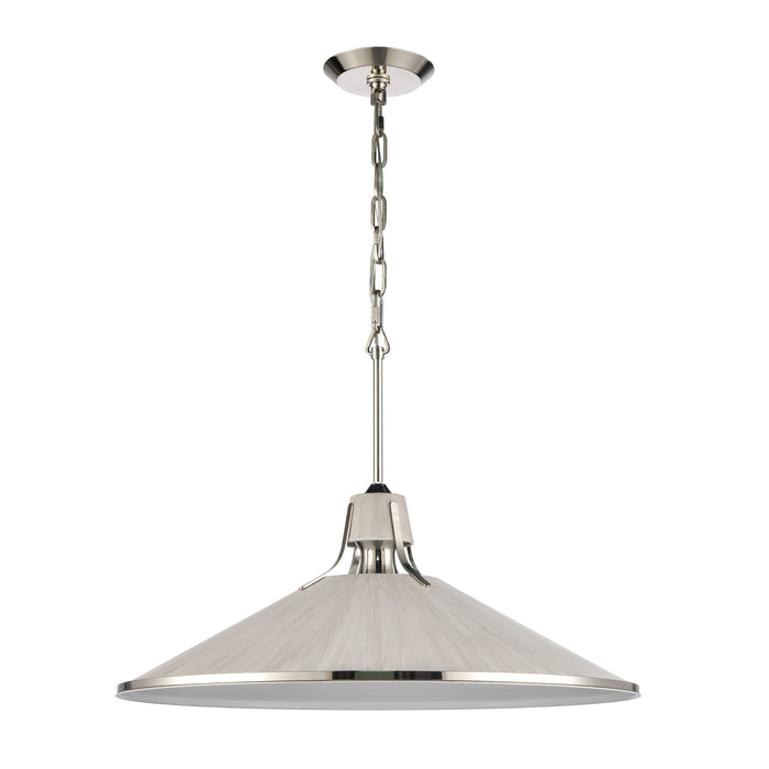 Danique 24 Inch Wide 1-Light Pendant in Sunbleached Oak