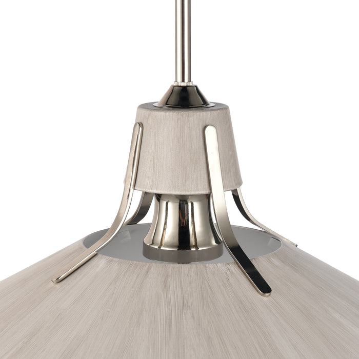 Danique 24 Inch Wide 1-Light Pendant in Sunbleached Oak