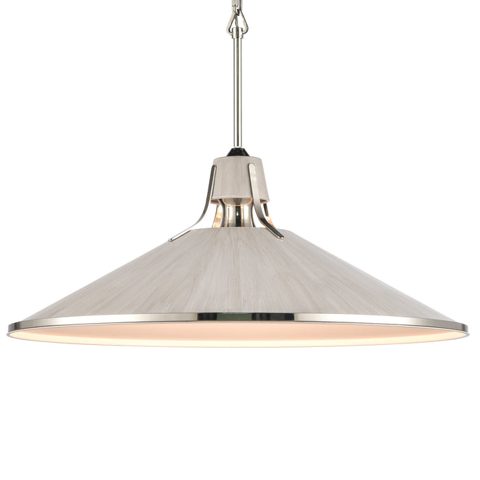 Danique 24 Inch Wide 1-Light Pendant in Sunbleached Oak