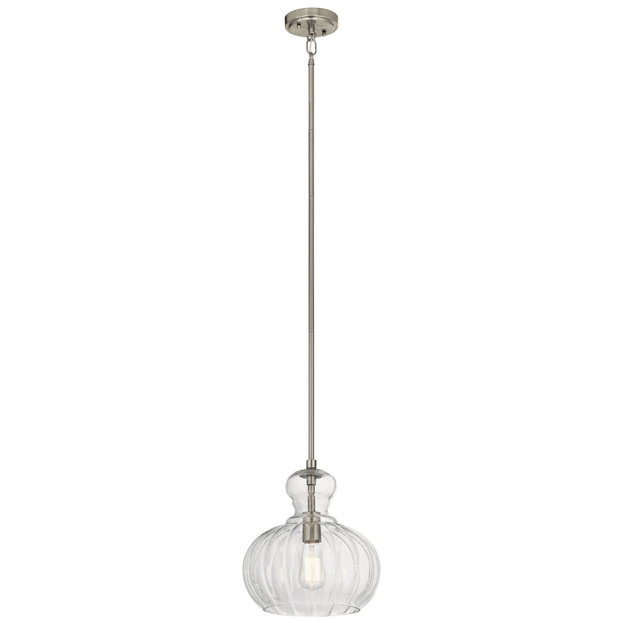 Kichler One Light Pendant with Removable Glass