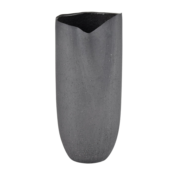 Ferraro Vase In Folded Black