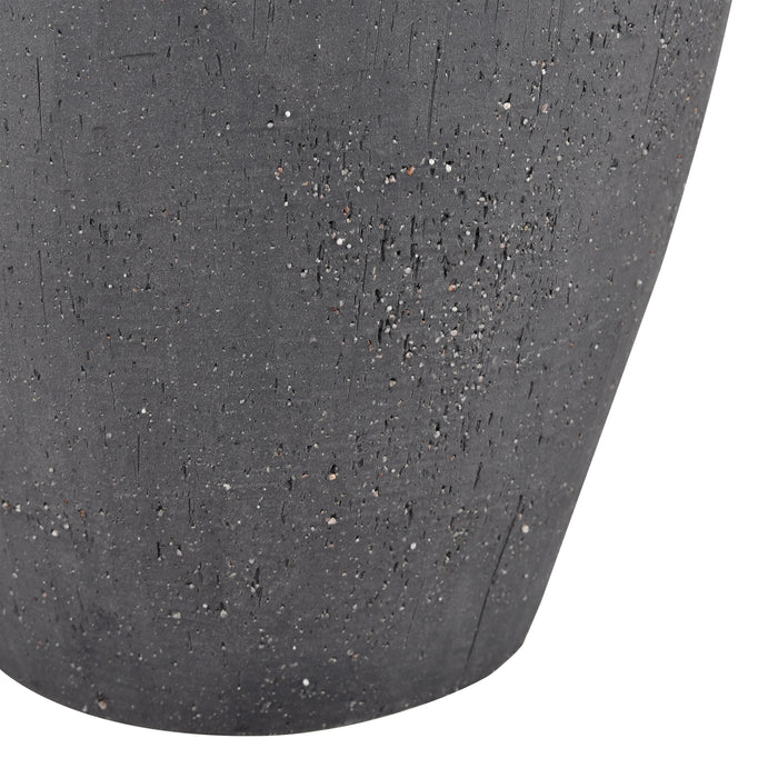 Ferraro Vase In Tall Black