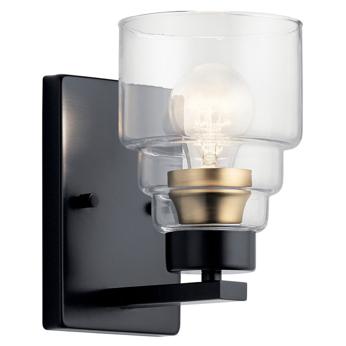 Kichler 5 Inch One Light Wall Sconce In Black Finish