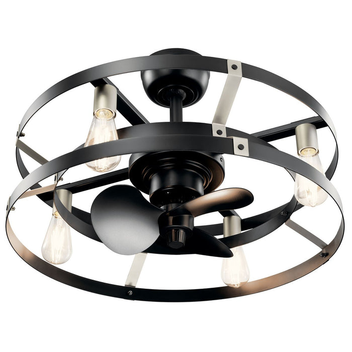 Kichler 13 Inch Ceiling Fan, E26 7W Maxlight Bulbs