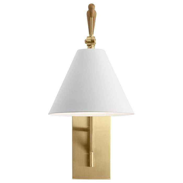 Kichler 20 Inch One Light Wall Sconce with Metal Cone Shade