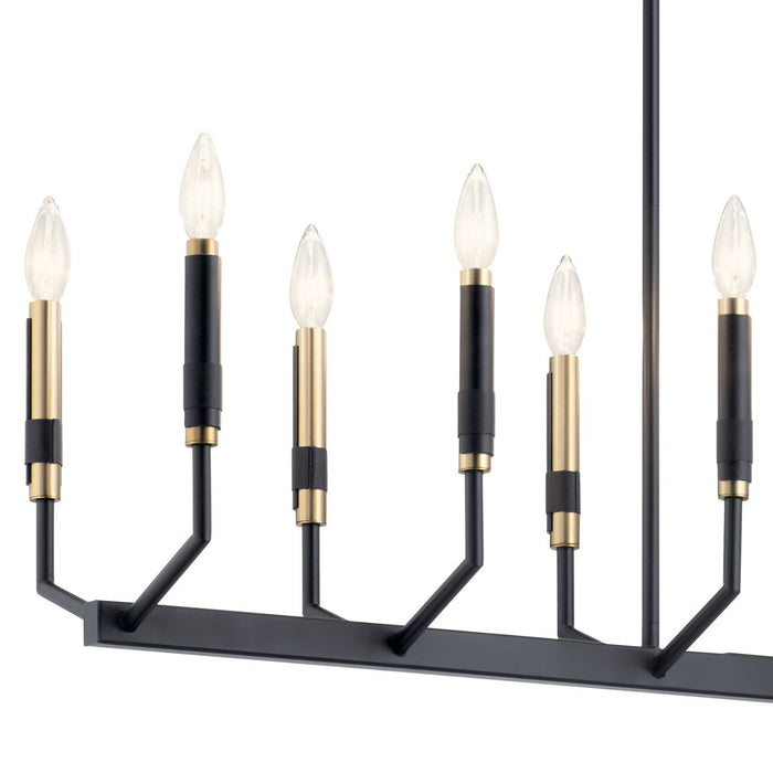 Kichler 42.75 Inch 12 Light Linear Chandelier