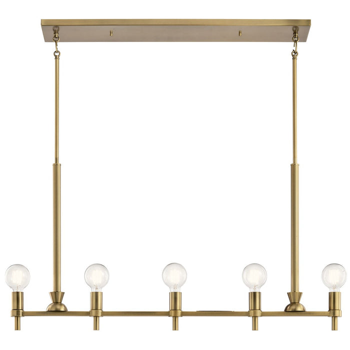 Kichler 21.25 Inch Five Light Linear Chandelier