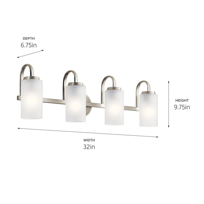 Kichler 32.25 Inch Four Light Bath