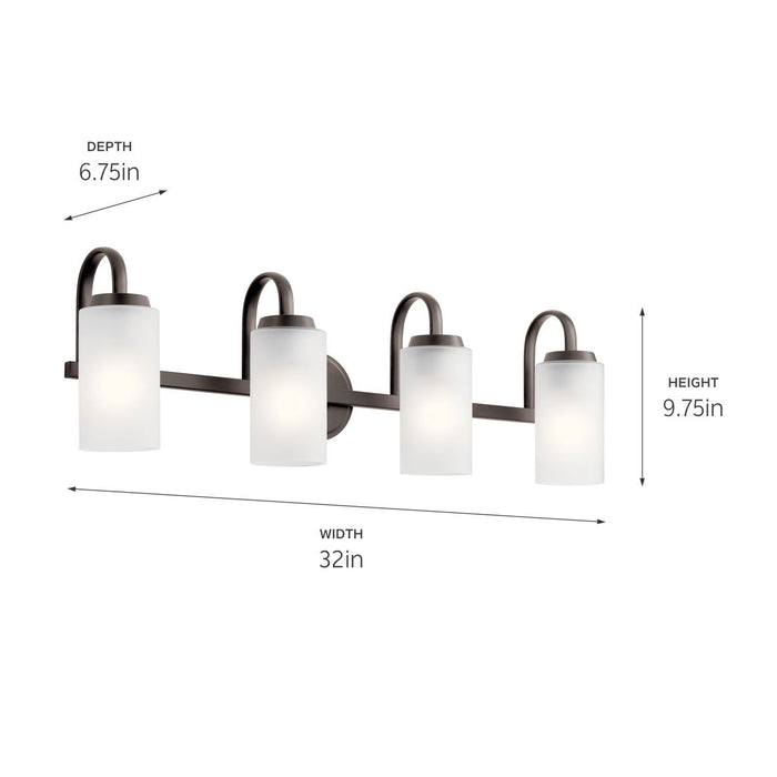 Kichler 32.25 Inch Four Light Bath