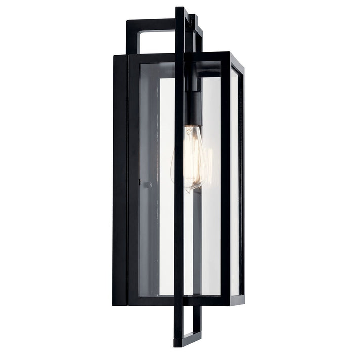 Kichler 20.25 Inch One Light Outdoor Wall Mount In Black Finish