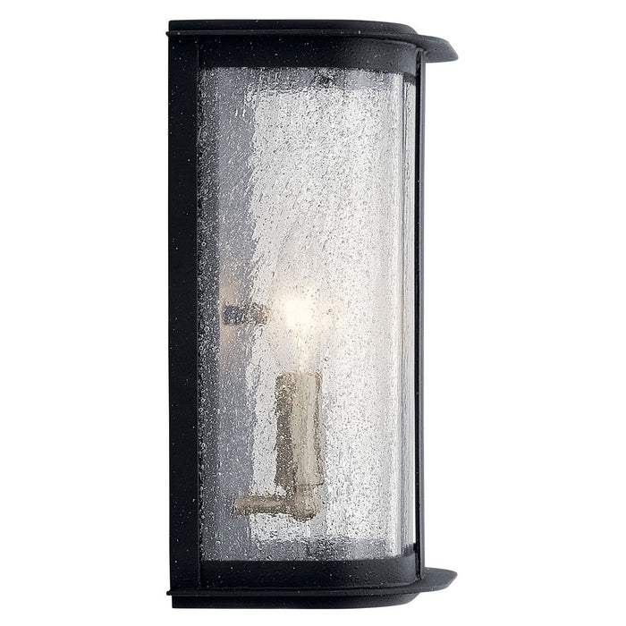 Kichler 10.25 Inch One Light Outdoor Wall Mount In Black Finish