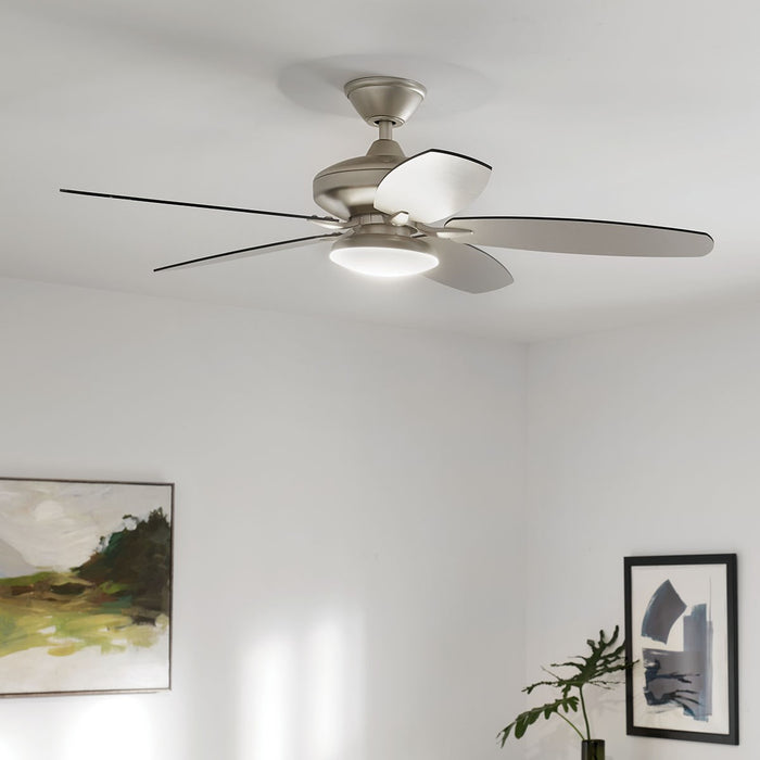 Kichler 52 Inch Ceiling Fan with Clean Lined Style Blades