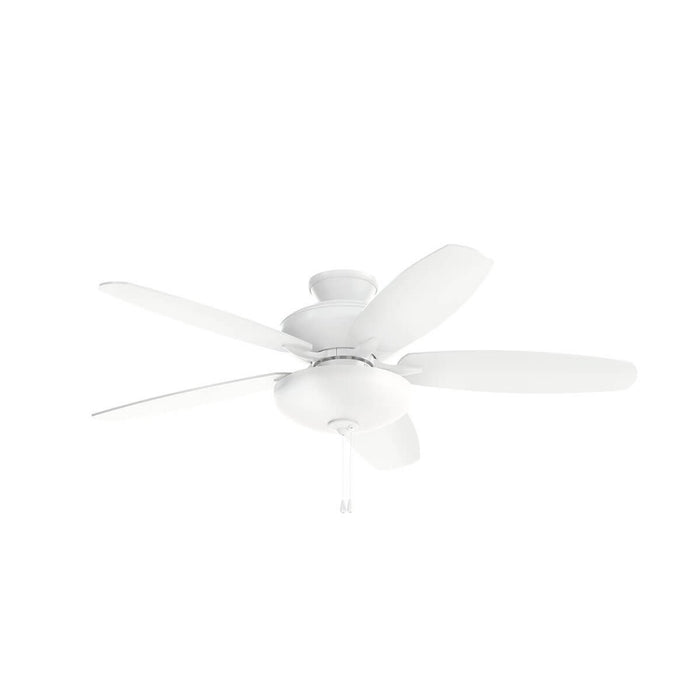 Kichler 52 Inch Ceiling Fan with Universal Bowl LED Light Kit