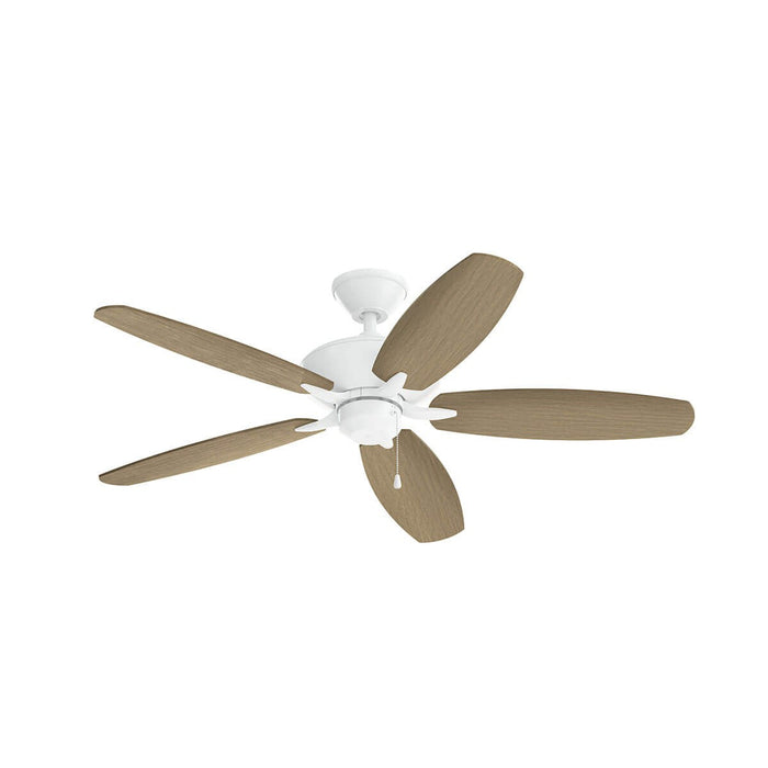 Kichler 52 Inch Ceiling Fan with Reversible Clean Lined Style Blades