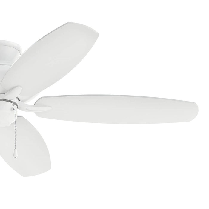 Kichler 52 Inch Ceiling Fan with Reversible Clean Lined Style Blades