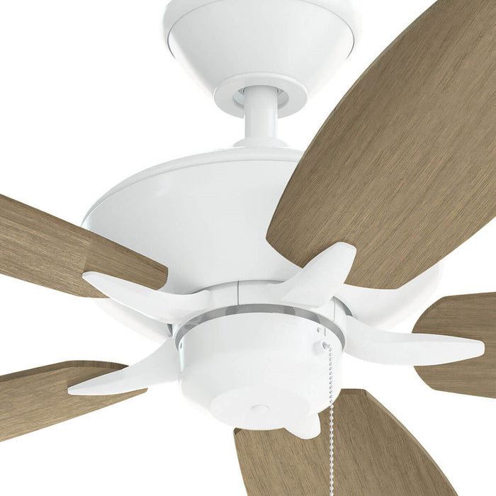 Kichler 52 Inch Ceiling Fan with Reversible Clean Lined Style Blades