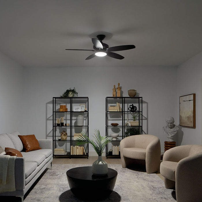 Kichler 52 Inch Ceiling Fan with Clean Lined Style Blades