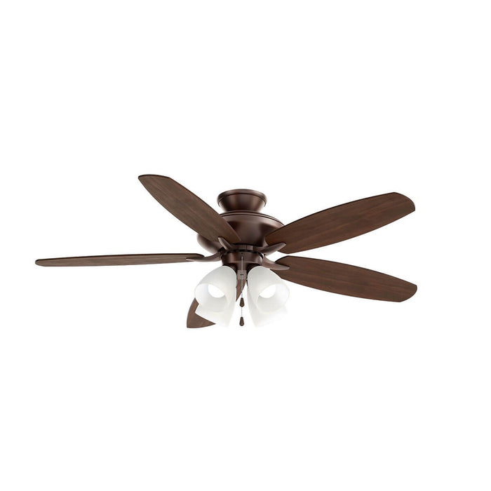 Kichler 52 Inch Ceiling Fan with 4 Light Fitter LED Light Kit