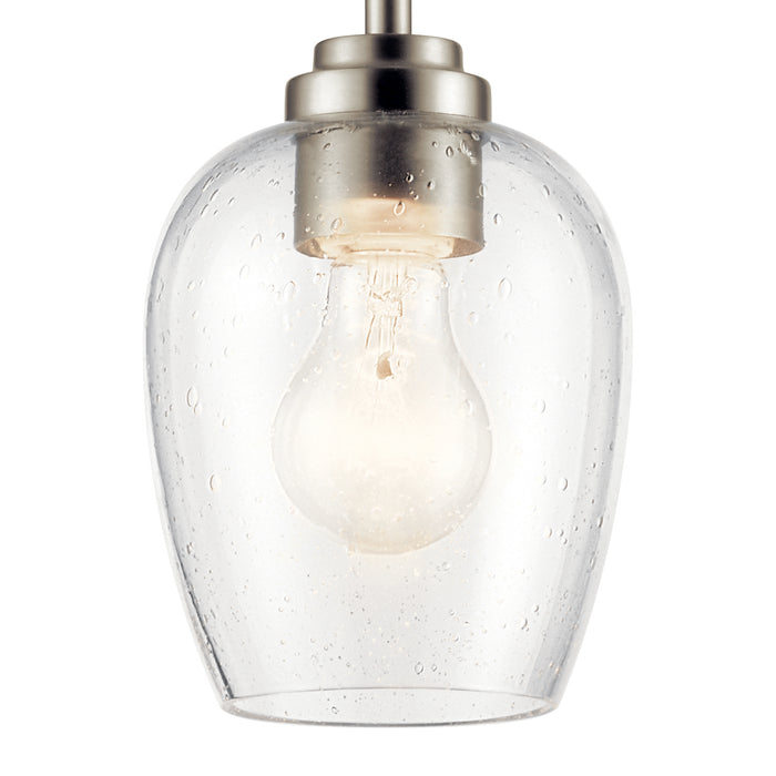 Kichler One Light Mini Pendant Customizable Hanging Heights