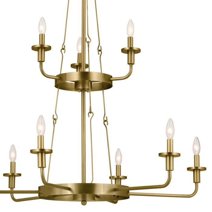 Kichler 37.25 Inch Nine Light Chandelier