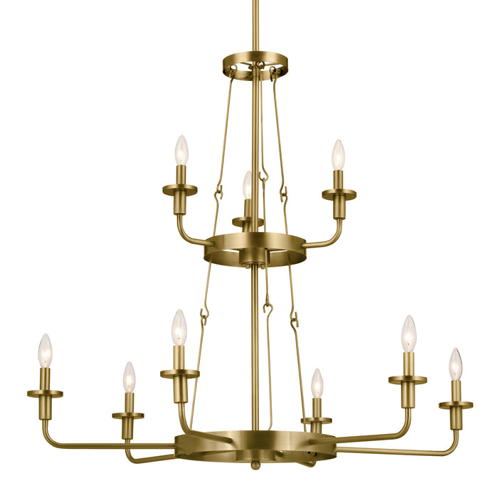 Kichler 37.25 Inch Nine Light Chandelier