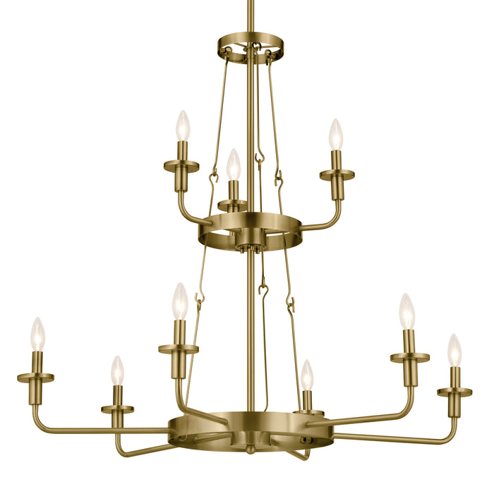 Kichler 37.25 Inch Nine Light Chandelier