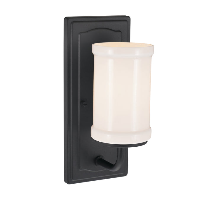 Kichler 12 Inch One Light Wall Sconce with Opal Glass