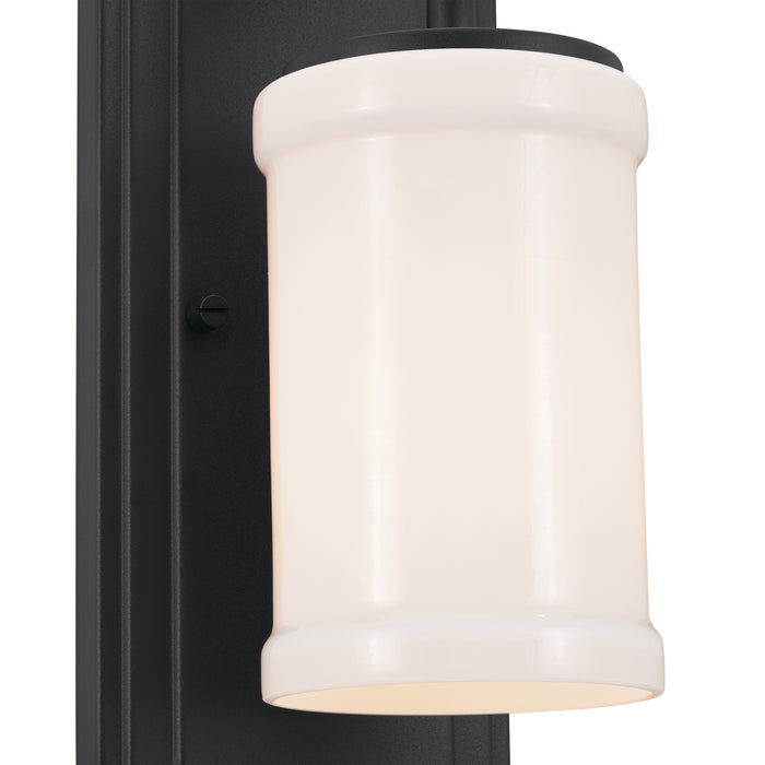 Kichler 12 Inch One Light Wall Sconce with Opal Glass